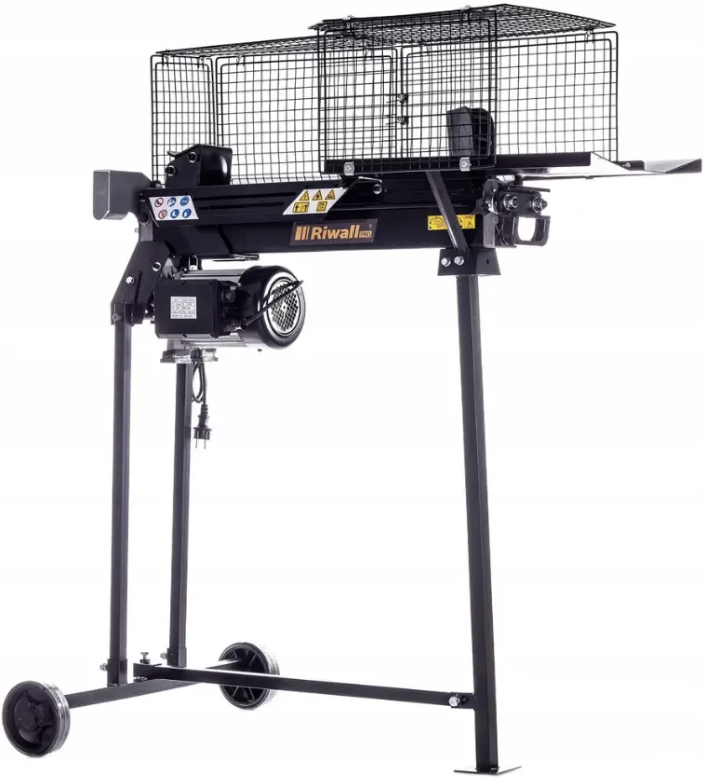 Дровокол гидравлический Riwall 3200 Вт для сухой/свежей/мягкой и жесткой древесины