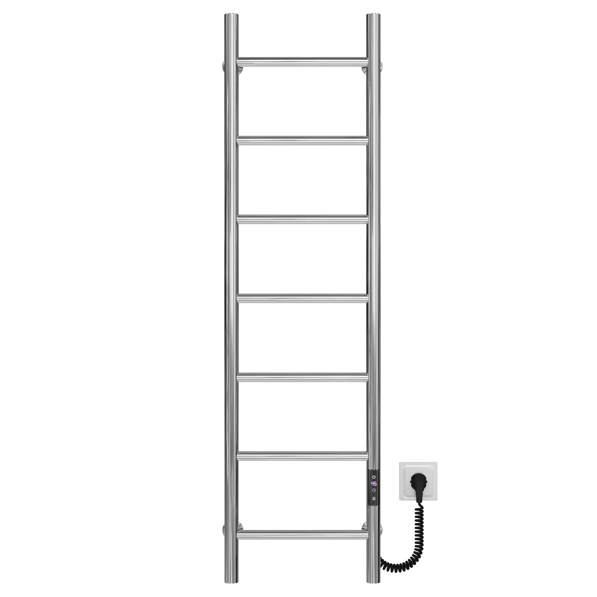 Полотенцесушитель электрический Deffi Орион П7 JD03 правое подключение нержавеющая сталь 300х1200 мм Хром (C.OR.120.30.7.E.C.R.1)