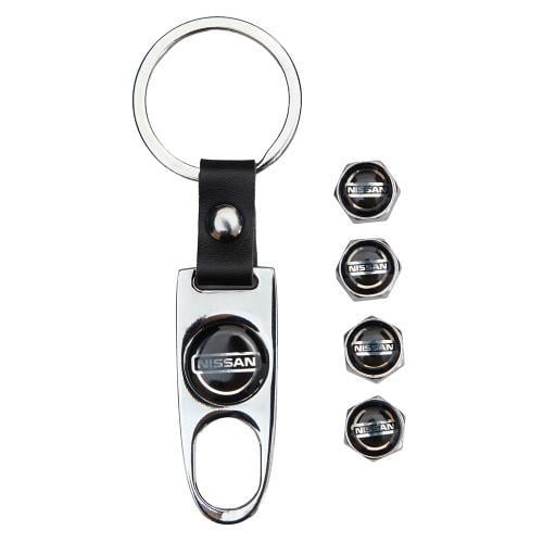 Ковпачки на ніпель модельні CN NISSAN з брелоком Chrom (00000067133)