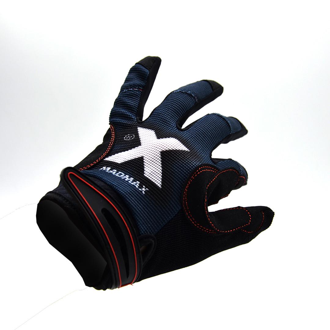 Рукавички для фітнесу MadMax MXG-102 X Gloves L Black/Grey/White - фото 2