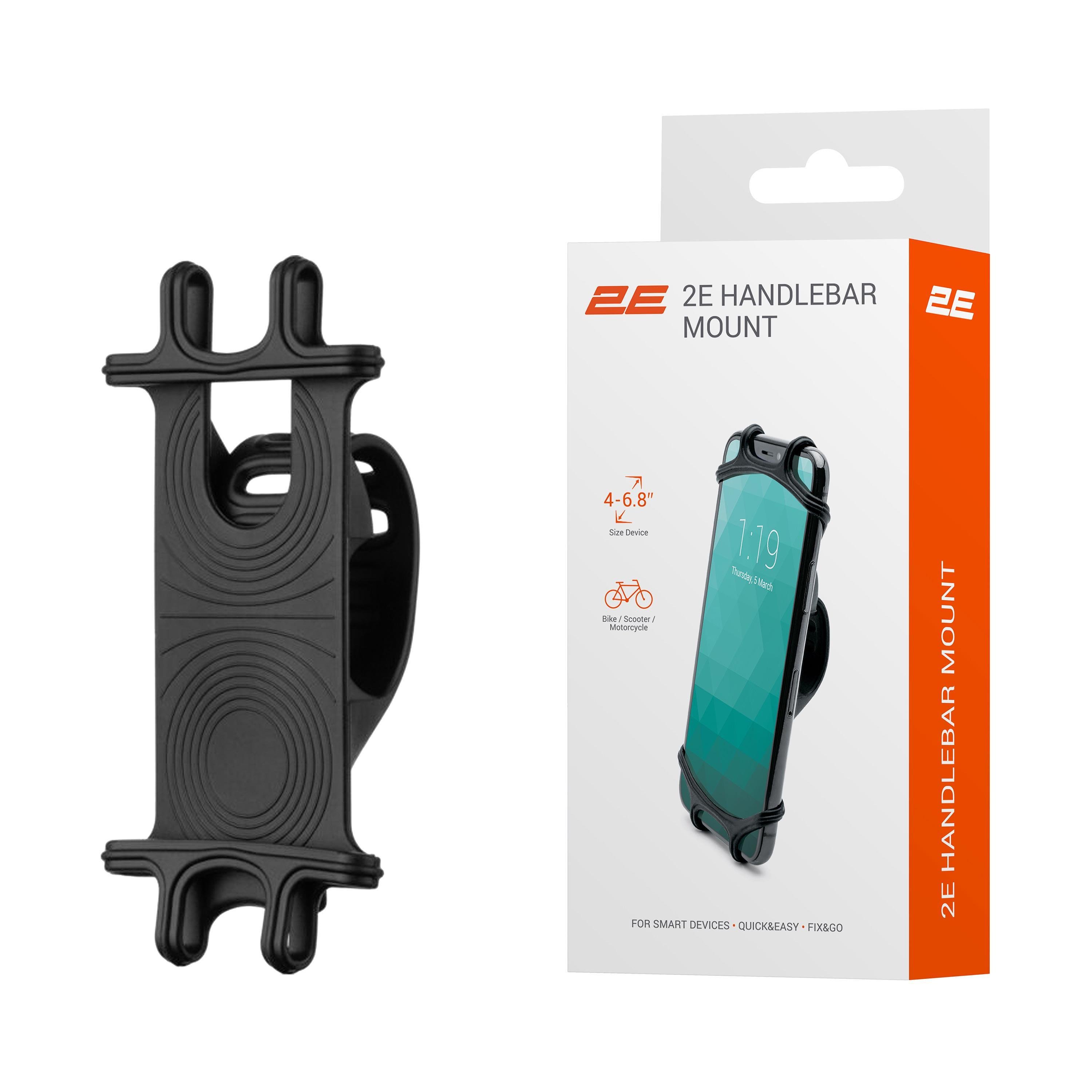 Держатель на руль 2E Slim 20-40 мм для гаджетов 4"-6,8" (ERC-2E-CH01-04)