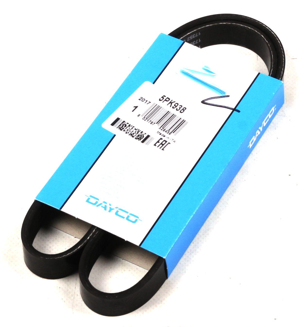 Ремінь генератора DAYCO для Fiat Ducato 1.9D 94-/Doblo 1.6 16V 01 (5PK938)