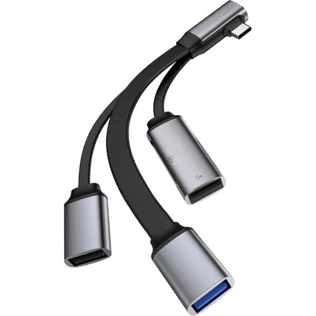 Хаб USB HAGiBiS USB Type-C ACL05 Grey Хаб USB HAGiBiS USB Type-C ACL05 Grey
