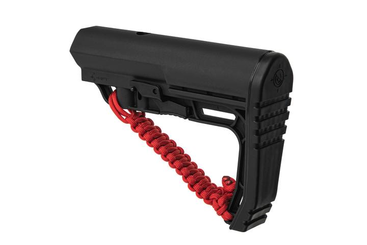 Приклад Battlelink Minimalist MFT Commercial з червоним ремінцем (7002407) - фото 4 Приклад Battlelink Minimalist MFT Commercial з червоним ремінцем (7002407) - фото 4