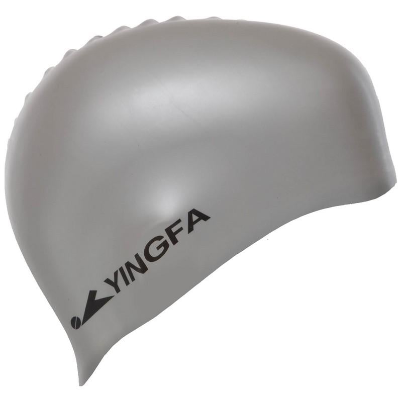 Шапочка для плавання YINGFA C0067 Сірий