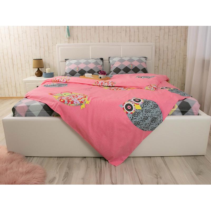 Постельное белье Руно сатин Owl полуторный (17190)