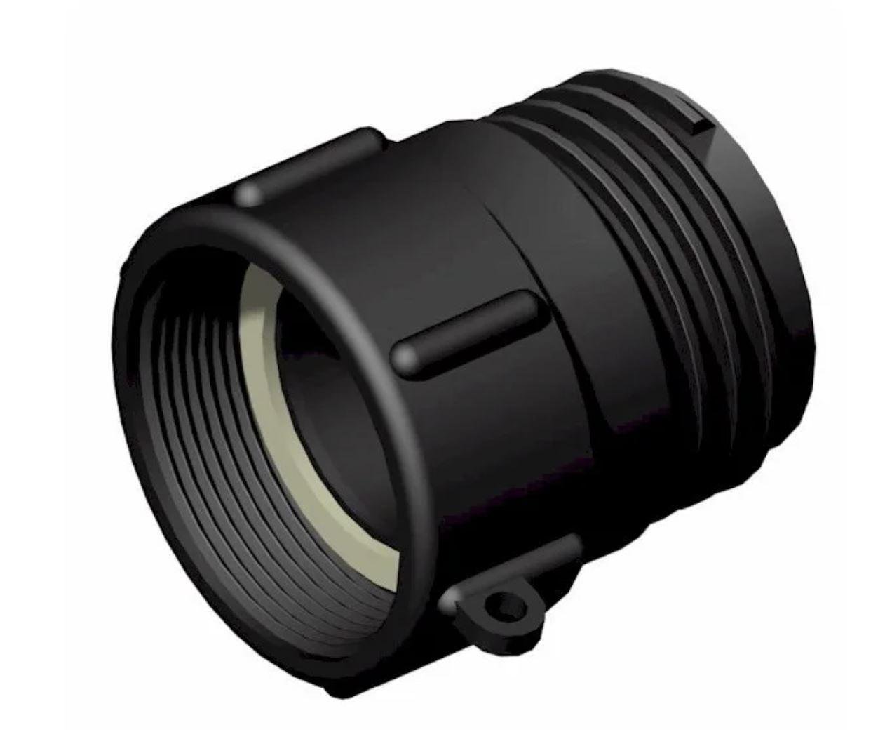 Адаптер IBC под еврокуб наружная резьба S60x6 внутренняя резьба ДУ50 2" полипропилен (50027029)