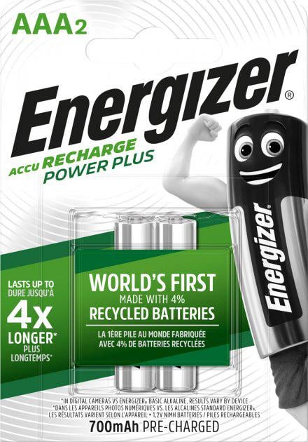 Акумулятор Energizer Power Plus AAA 700 mAh 2 шт. (9074203)