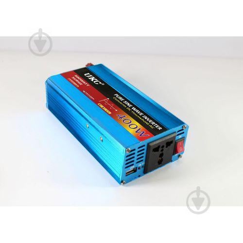 Інвертор перетворювач UKC із чистою синусоїдою AC/DC 12v 400W - фото 3