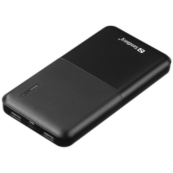 УМБ Sandberg 10000mAh Saver 20W 3A PDQC3.0PowerThru 2xUSBType-C + MicroUSB