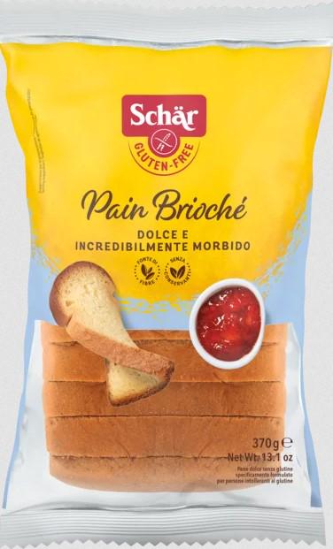 Хліб без глютену солодкий Dr. Schar Pain Brioche 370 г (8008698006511)