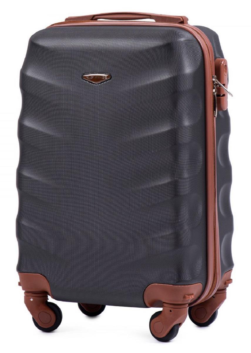 Чемодан пластиковый WINGS 402 микро Графит (Wp00128) - фото 1 Чемодан пластиковый WINGS 402 микро Графит (Wp00128) - фото 1