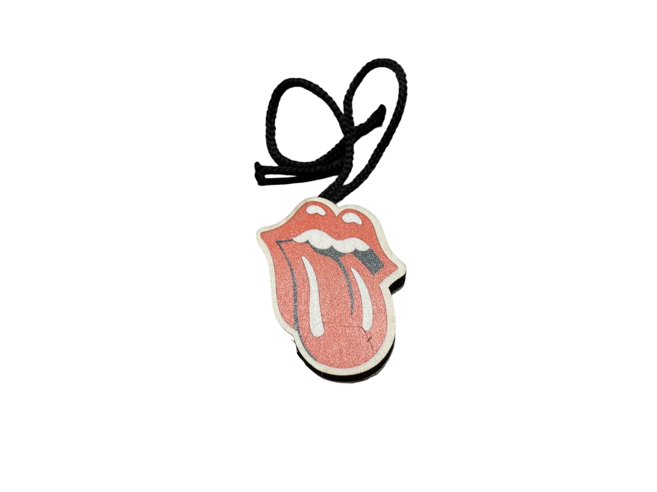Ароматизатор в машину The Rolling Stones дерево/фетр ручной работы (AR-152)