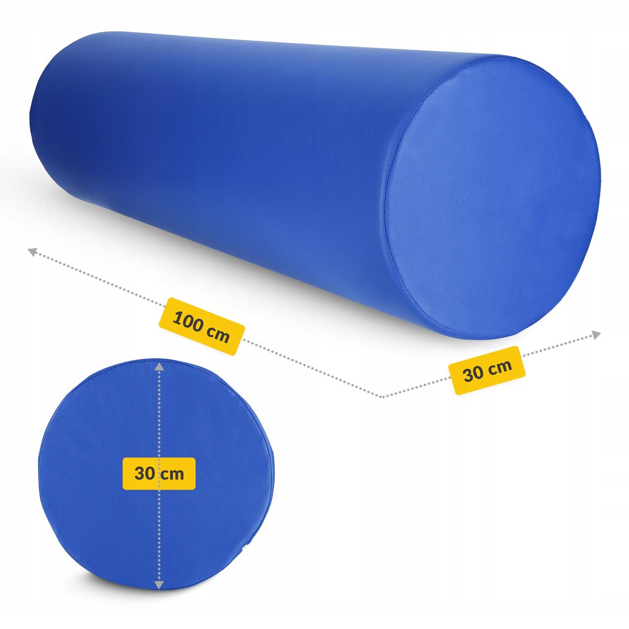 Валик для реабилитации и массажа 4fizjo 100х30 см Blue (P-5905973402958) - фото 3 Валик для реабилитации и массажа 4fizjo 100х30 см Blue (P-5905973402958) - фото 3