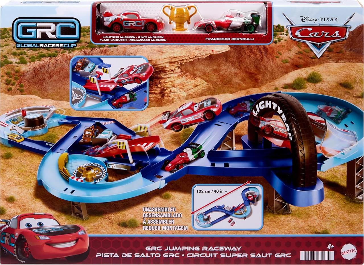 Трек Disney and Pixar Cars Jumping Raceway Lightning McQueen Mattel HXJ32 (26813525) - фото 2