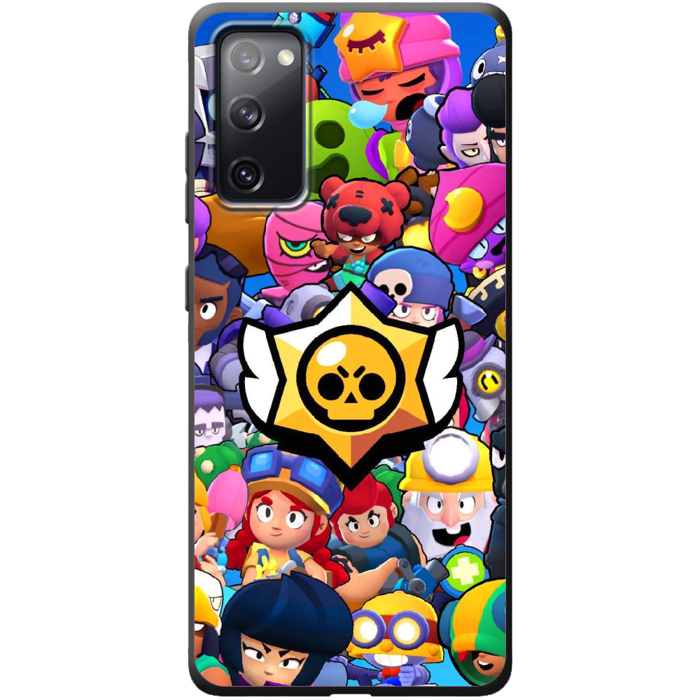 Чехол Boxface Samsung G780 Galaxy S20 FE Brawl Stars Черный силикон (41035-up2389-41529)