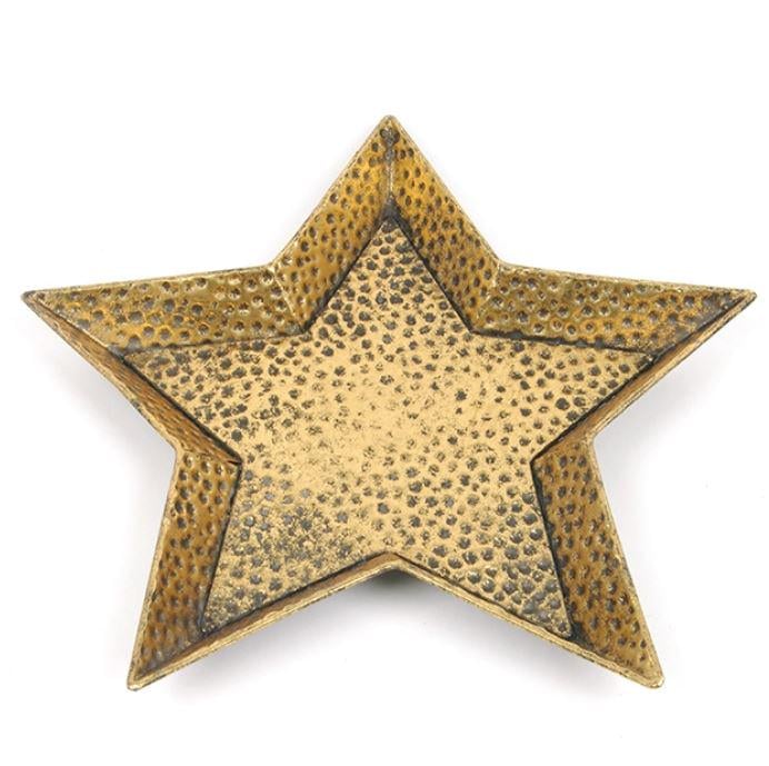 Поднос металлический Звезда Золотой (46033)