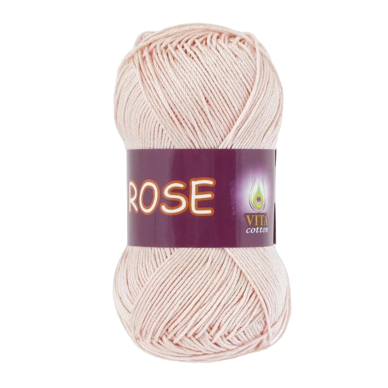 Пряжа Vita Cotton Rose 3904 пудра (3345)