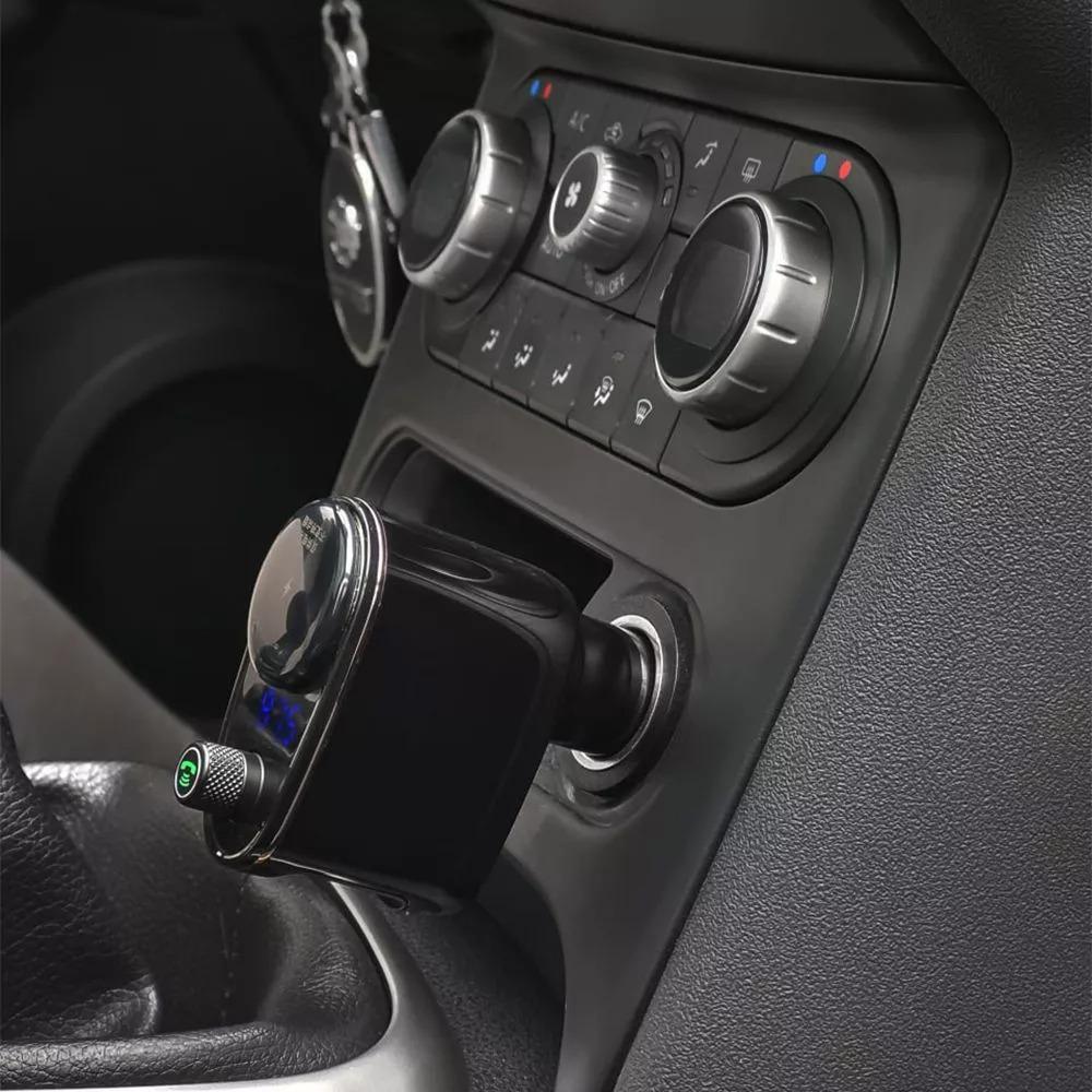 Автомобільний зарядний пристрій BASEUS FM Launcher Locomotive 10W 2USB Black - фото 8