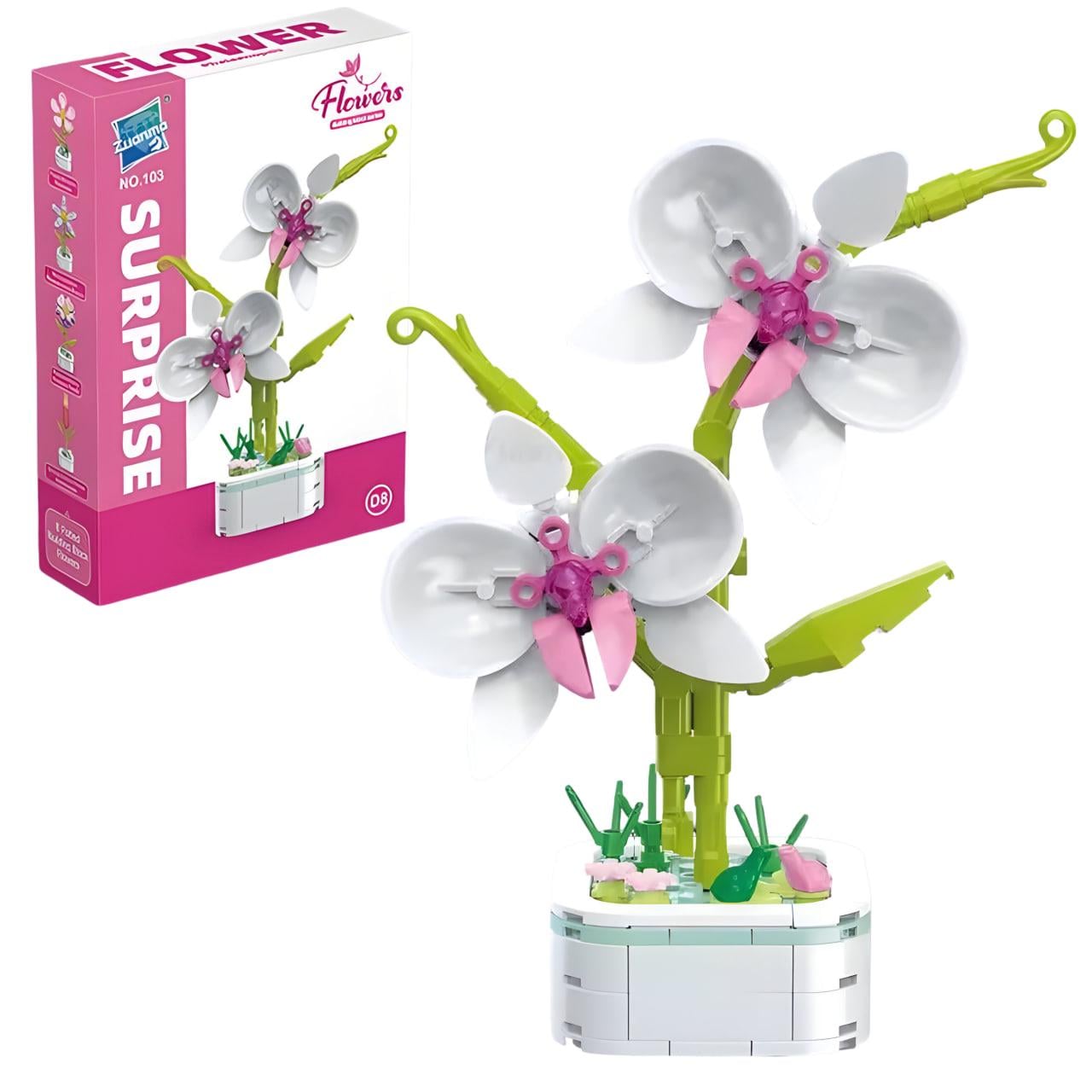 Конструктор 3D Flowers Орхидея 138 дет. (25-119)