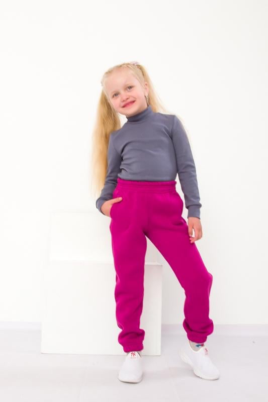 Теплые детские брюки Носи свое 98 см Фуксия (6060-025-v61)