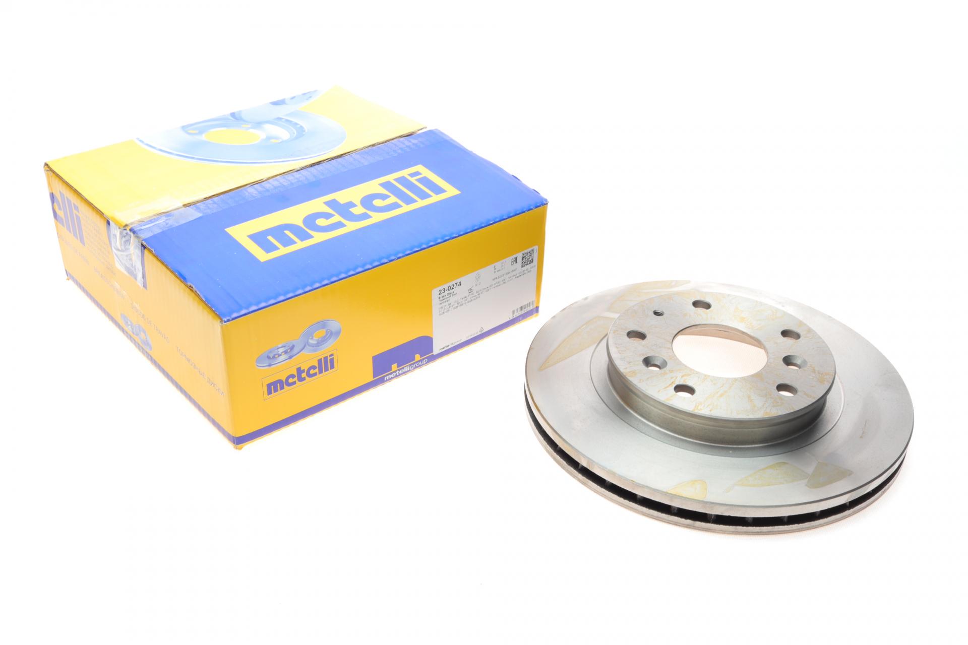 Тормозной диск передний METELLI для Mazda 626 87-97/Chery Tiggo 05-14 (23-0274)