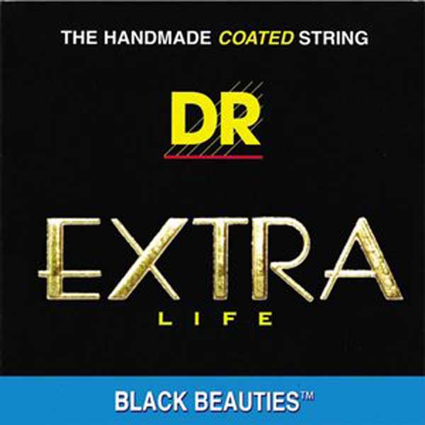 Струны для электрогитары DR BKE-10 Black Beauties (10-46) Medium