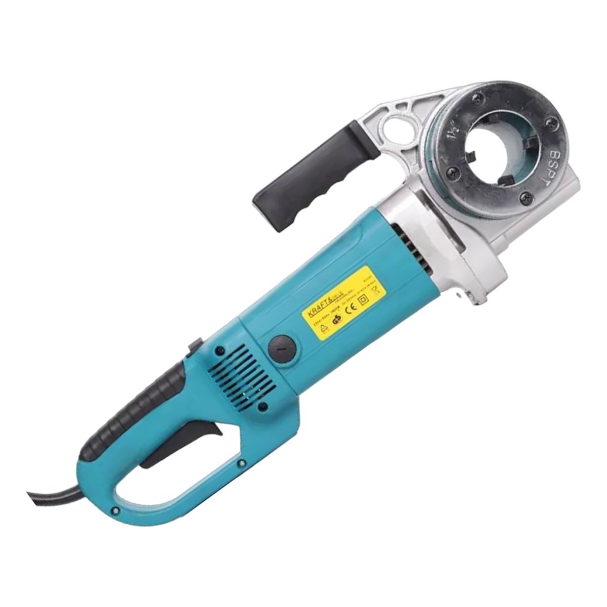 Машинка резьбонарезная Bestcraft EC592 электрическая 1800 Вт + 6 головок в пластиковом чемодане - фото 3