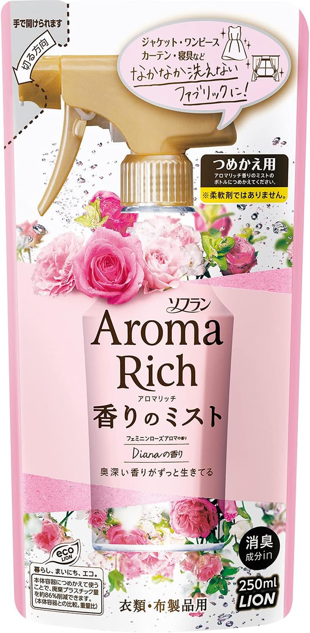 Кондиціонер для білизни Lion Diana Aroma Rich ароматом троянд 250 (248484)