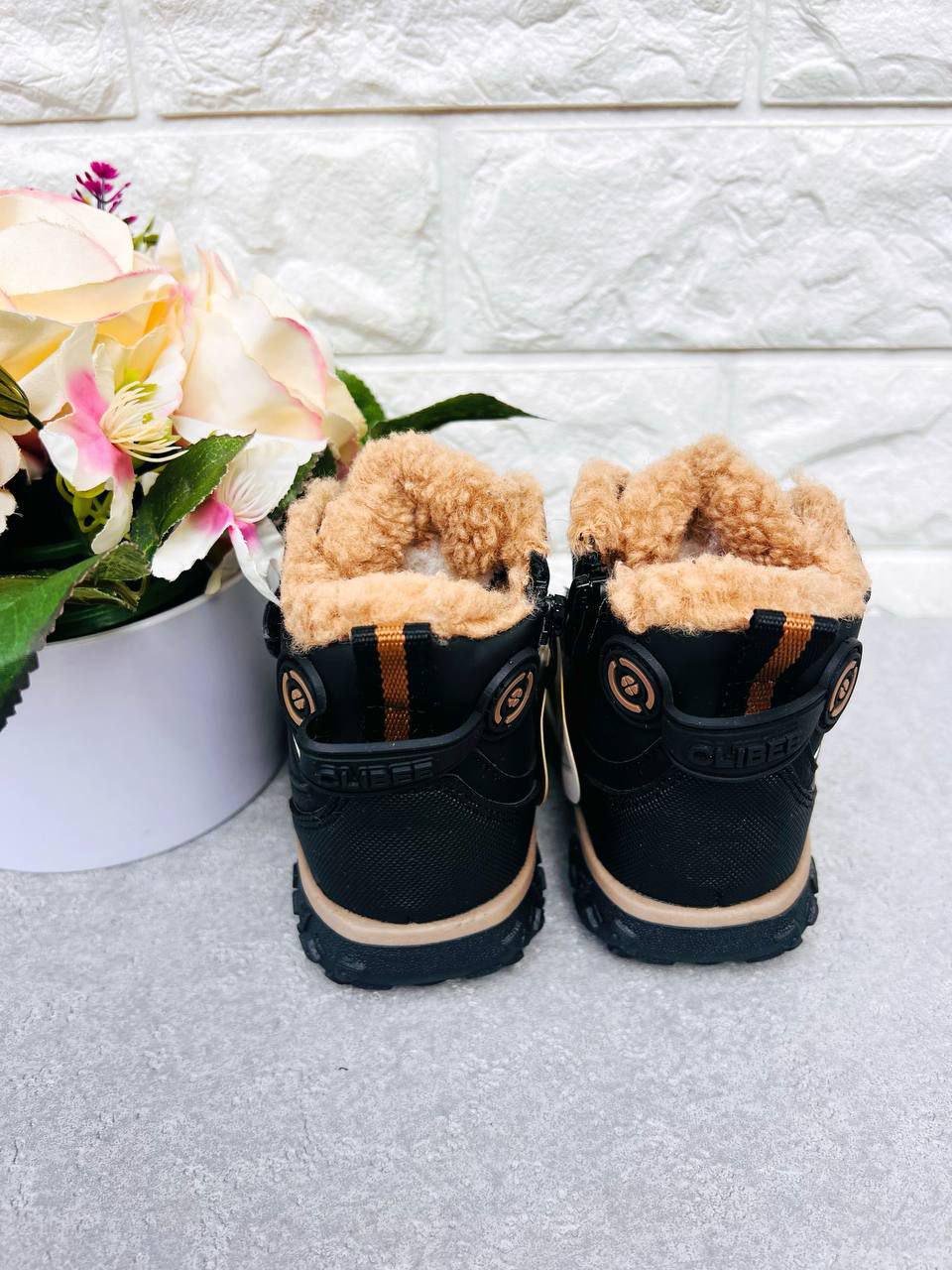 Чобітки для хлопчика зимові Clibee 1889 р. 26 17,3 см Хакі (1889-4) - фото 3
