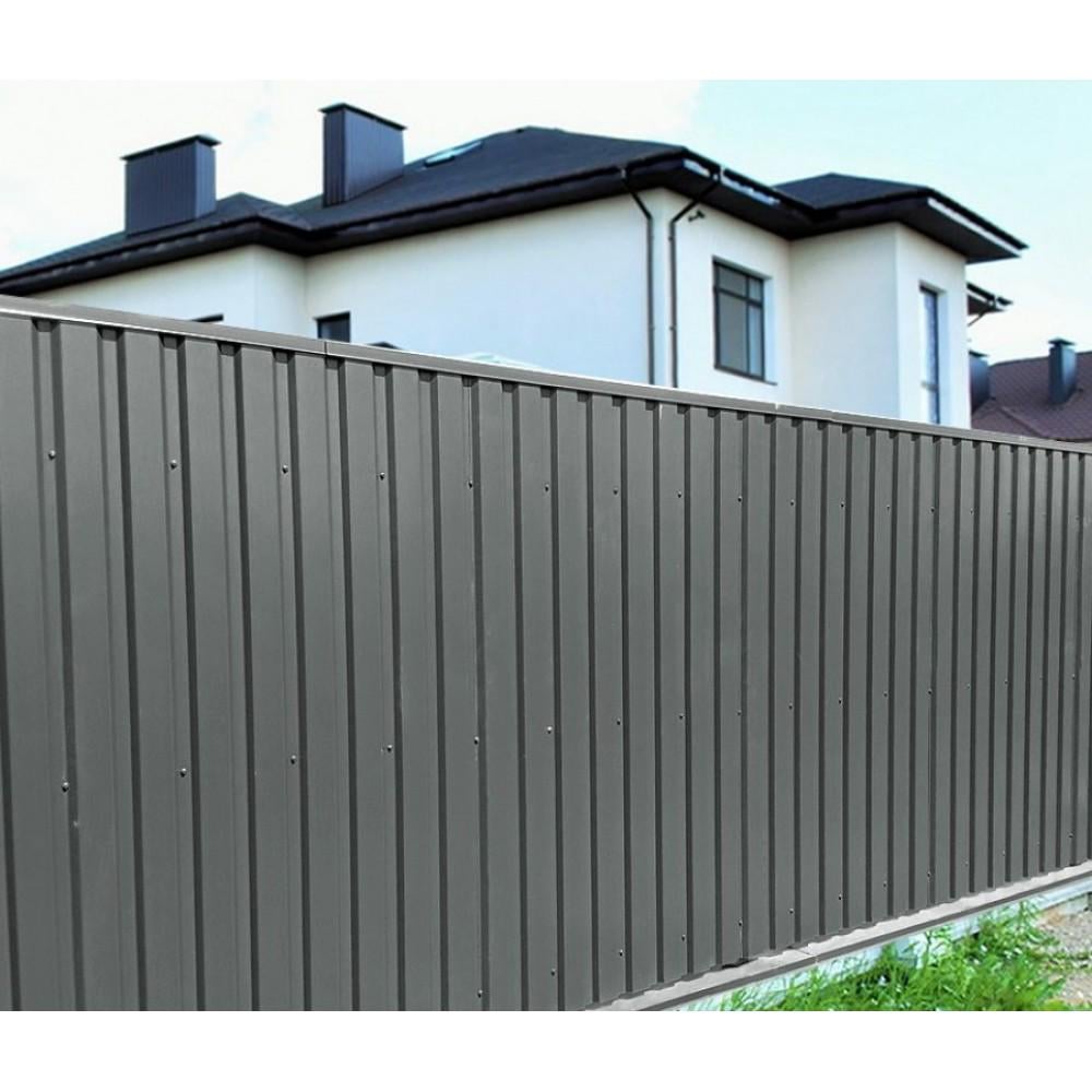 Профнастил С-10 0.45х1500х1185 мм RAL 7016 РЕMA Графіт (34468249)