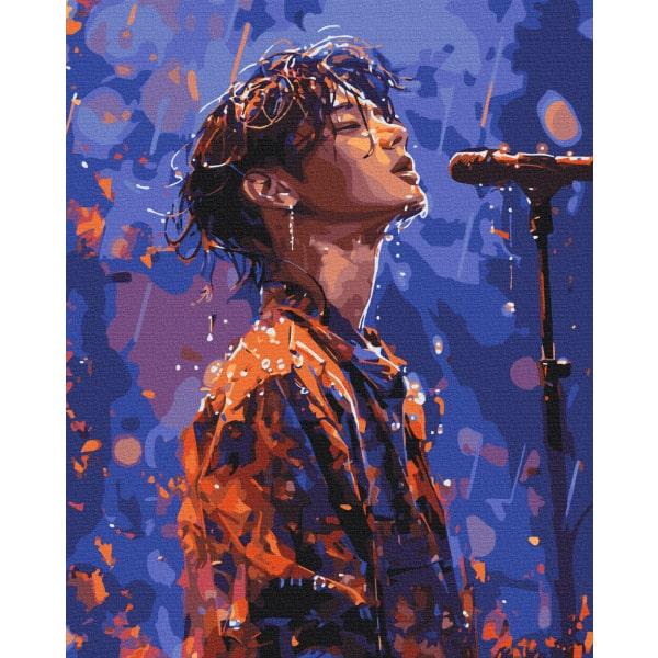 Картина по номерам BrushMe K-pop певец BS54037 холст на подрамнике 40x50 см (2271349011)