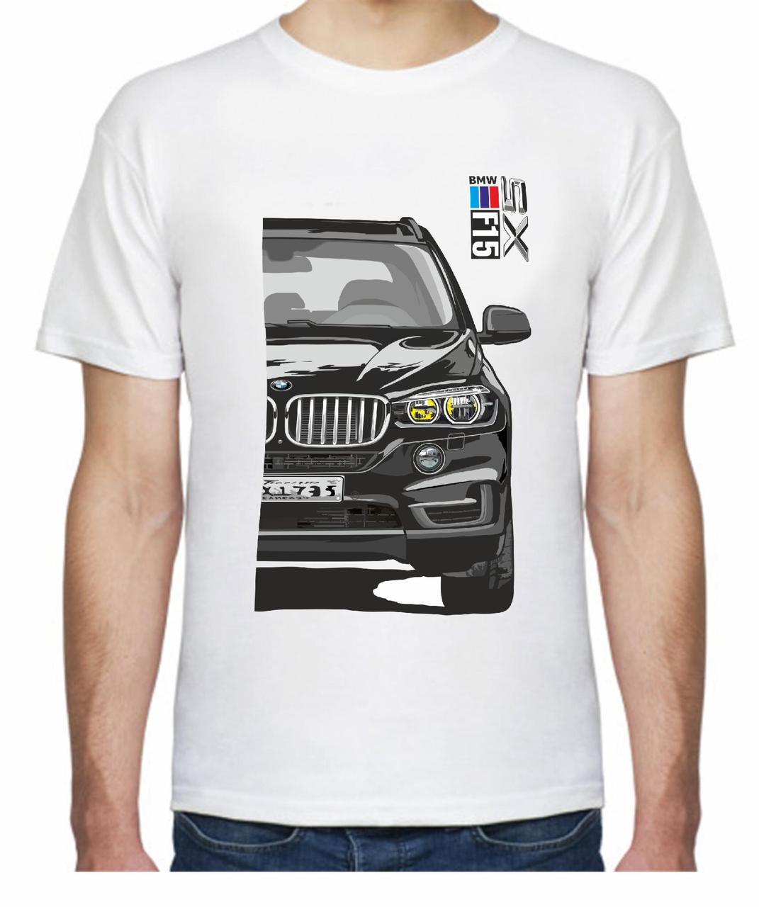 Футболка мужская Avtolife BMW X5 F15 Stock FR 207515 XXL Белый (2496231466)