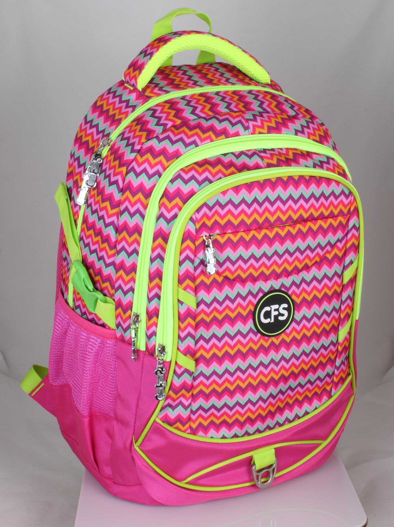 Рюкзак молодежный Cool For School 46x30x18 см, 16-25 л, полиэстер, принт (CF86253)