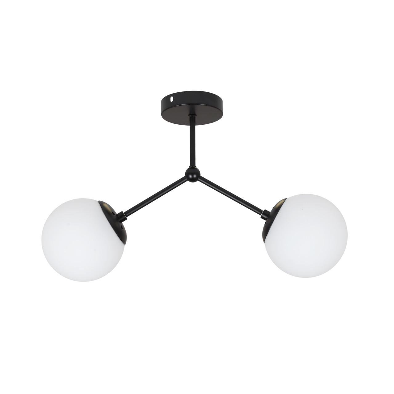 Люстра 7529811-2 BK/WH Черный/Белый