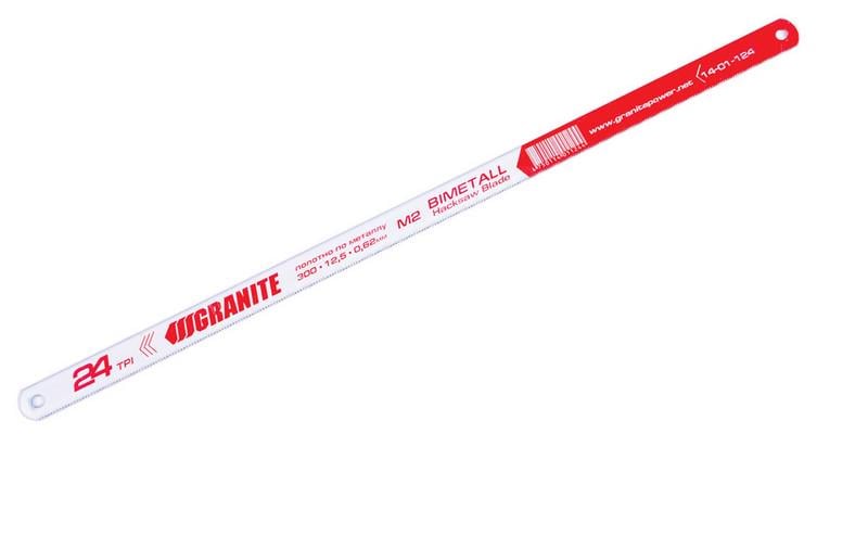Полотно по металлу Granite 1-стороннее М2 Bimetal 300х12, 5х0, 62 мм 24х1 6 шт.
