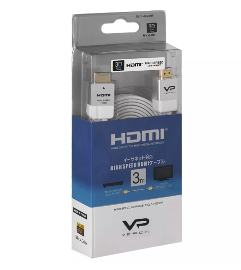 Кабель HDMI Veron 3 м White