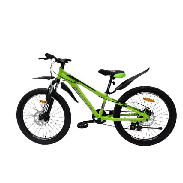 Велосипед Crossbike Dragster 2024 Susp 24" 11" Green - фото 1