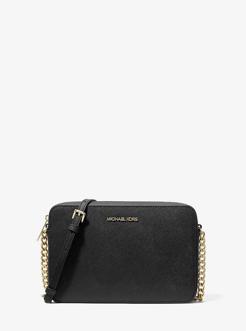 Женская сумка Michael Kors Jet Set Large Saffiano Leather Black (38427329) Женская сумка Michael Kors Jet Set Large Saffiano Leather Black (38427329)