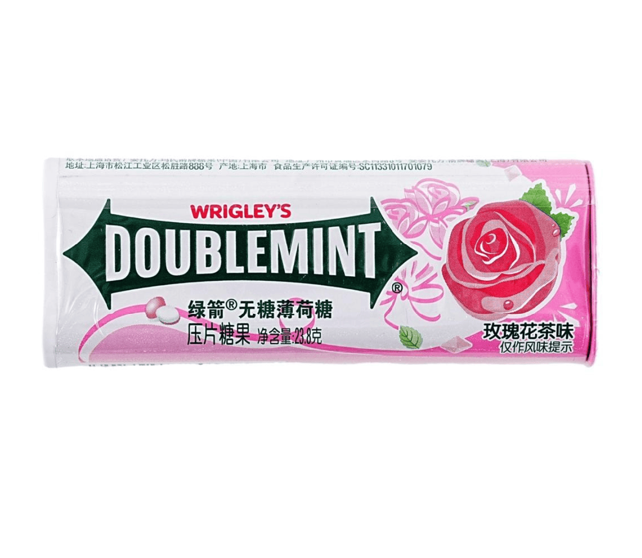 Цукерки Wrigley's Doublemint Sugar-Free Mints Series Rose Tea Flavor 23,8 г (3033465735)