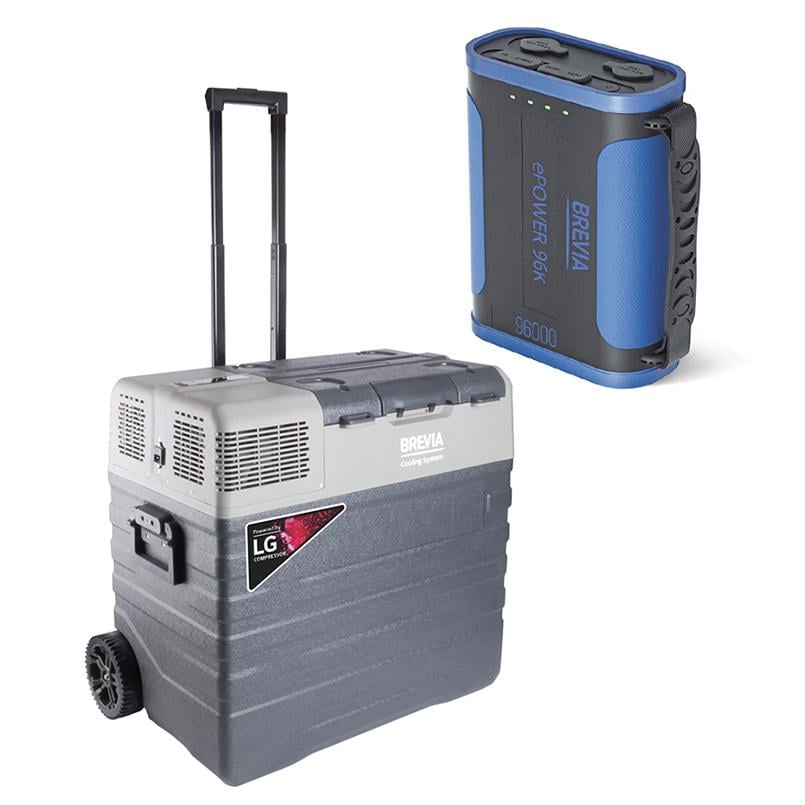 Автохолодильник Brevia 22795 компрессор LG с портативной зарядной станцией ePower 96 Ah 62 л (fp_6)