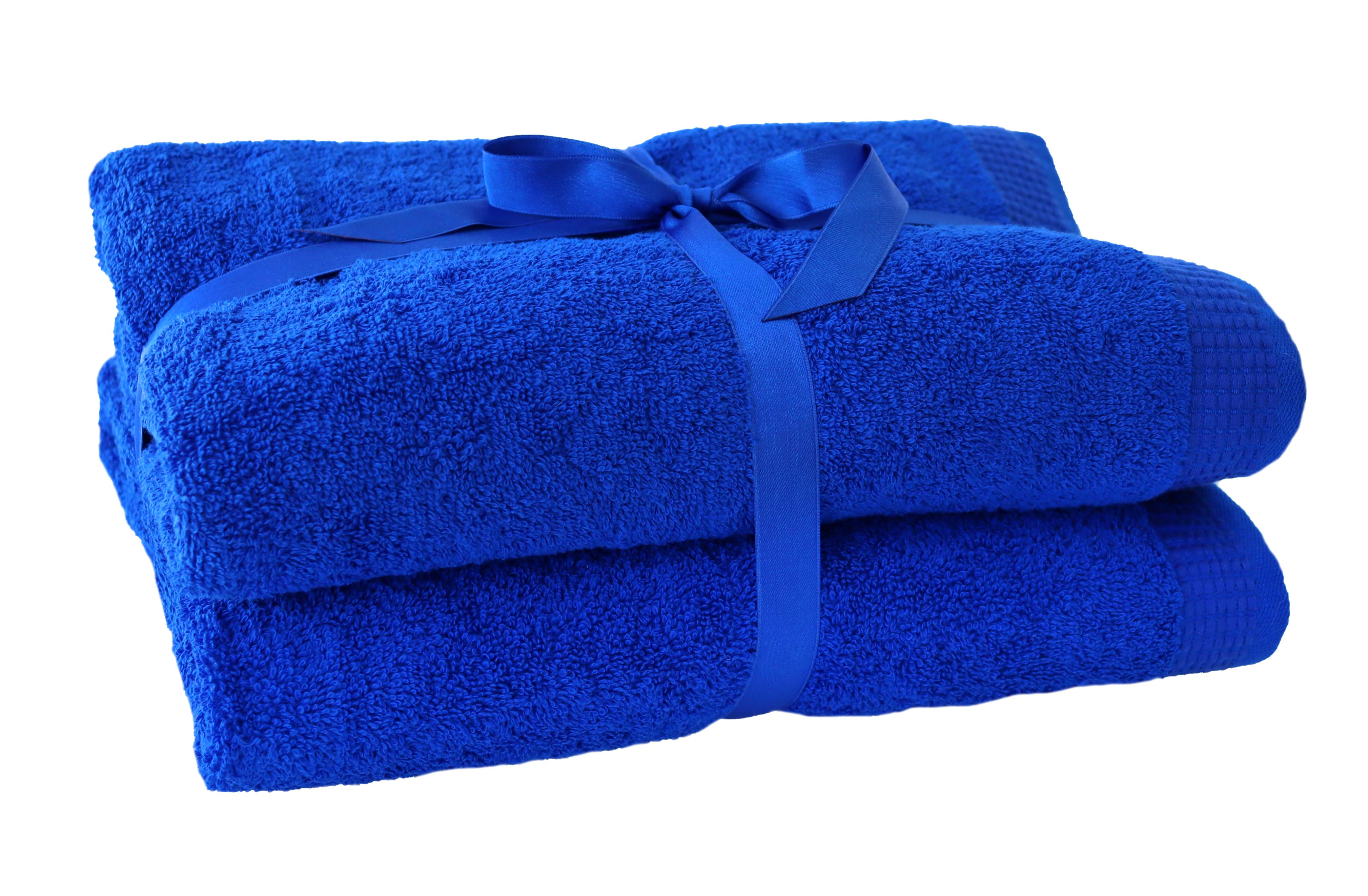 Набор полотенец Squares 70х140 из 2 шт. Синий (2200000609137)