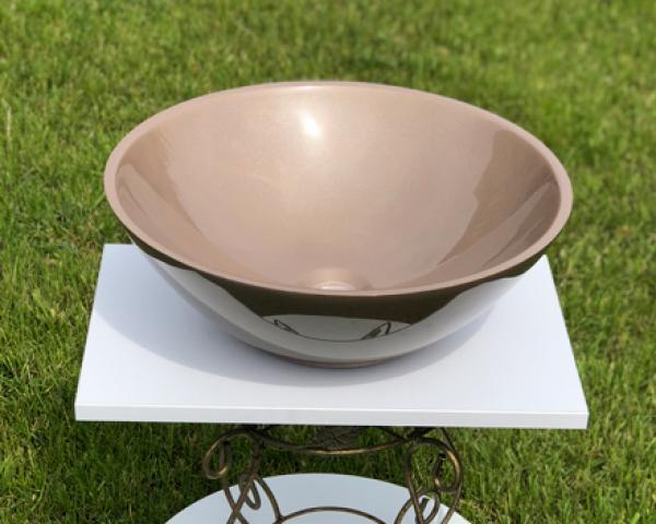 Умивальник Snail Камелія 425х425 мм Капучиновий (147Н400) - фото 4 Умивальник Snail Камелія 425х425 мм Капучиновий (147Н400) - фото 4