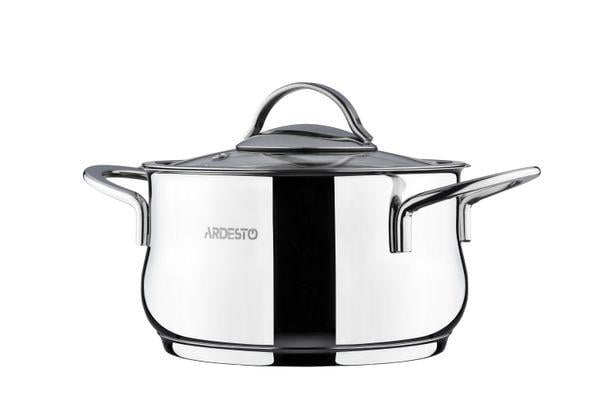 Каструля Ardesto Black Mars з кришкою 2,3 л (AR0723S)