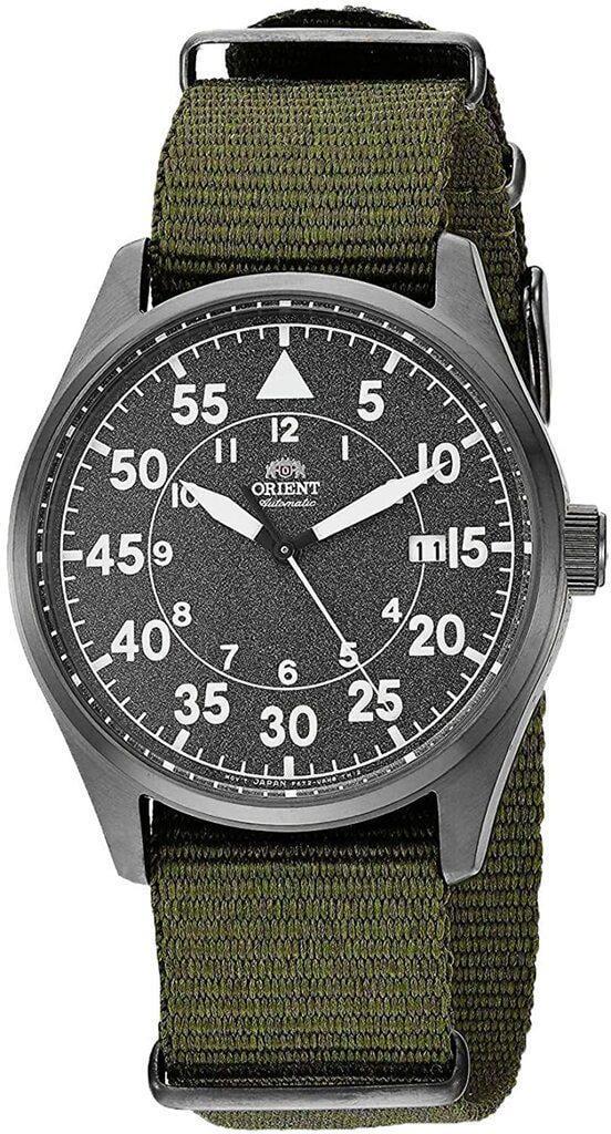 Наручний годинник чоловічий Orient Flight RA-AC0H02N10A з сталевим корпусом WR 100 м Сірий (3124939521)