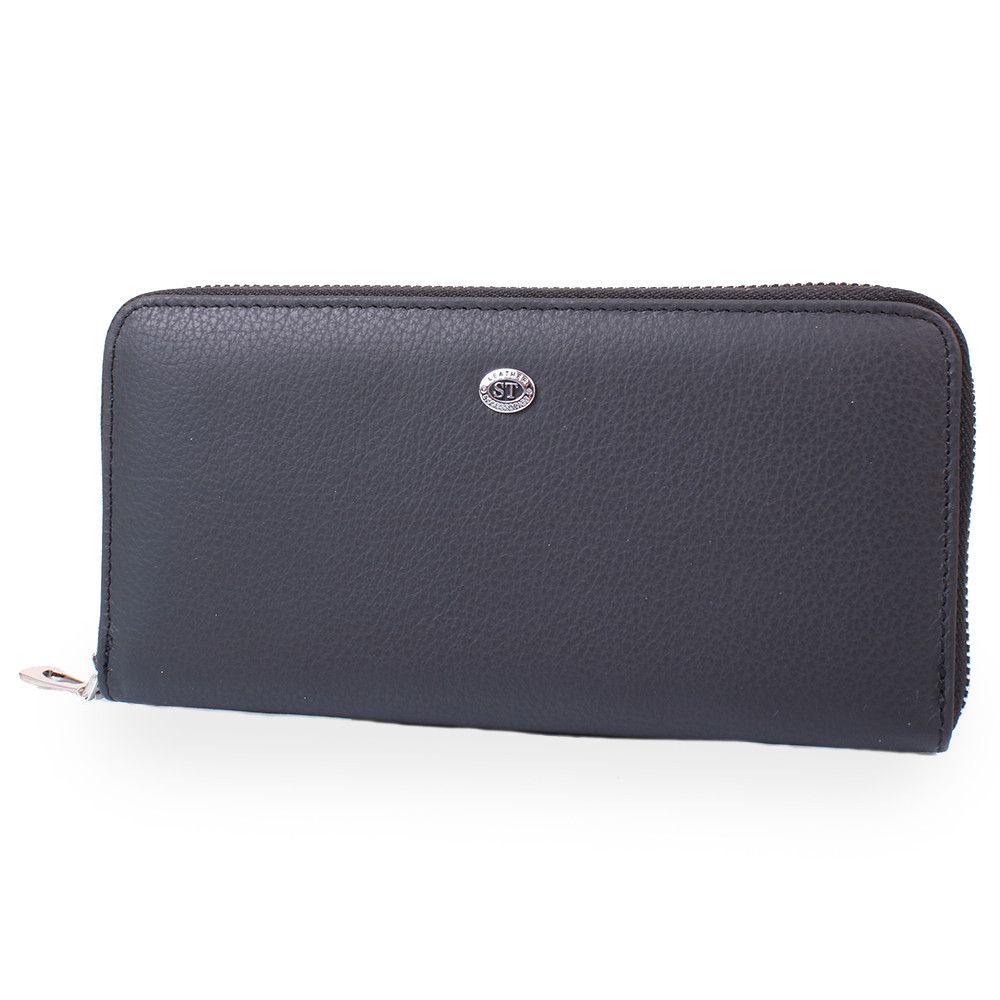 Кошелек мужской кожаный ST LEATHER ACCESSORIES 4417 Черный