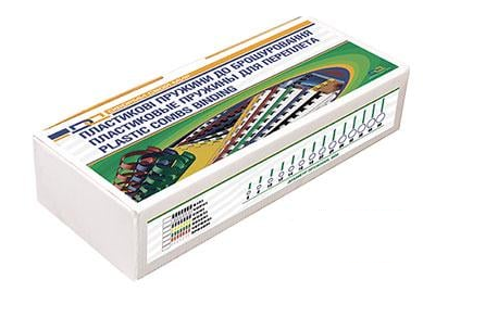 Пружина пластикова D&A 10 мм 100 шт. Чорний (1220201100606)