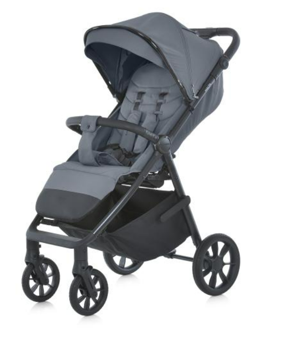 Коляска-книжка прогулочная El Camino ME 1182 MALTA Iron Gray