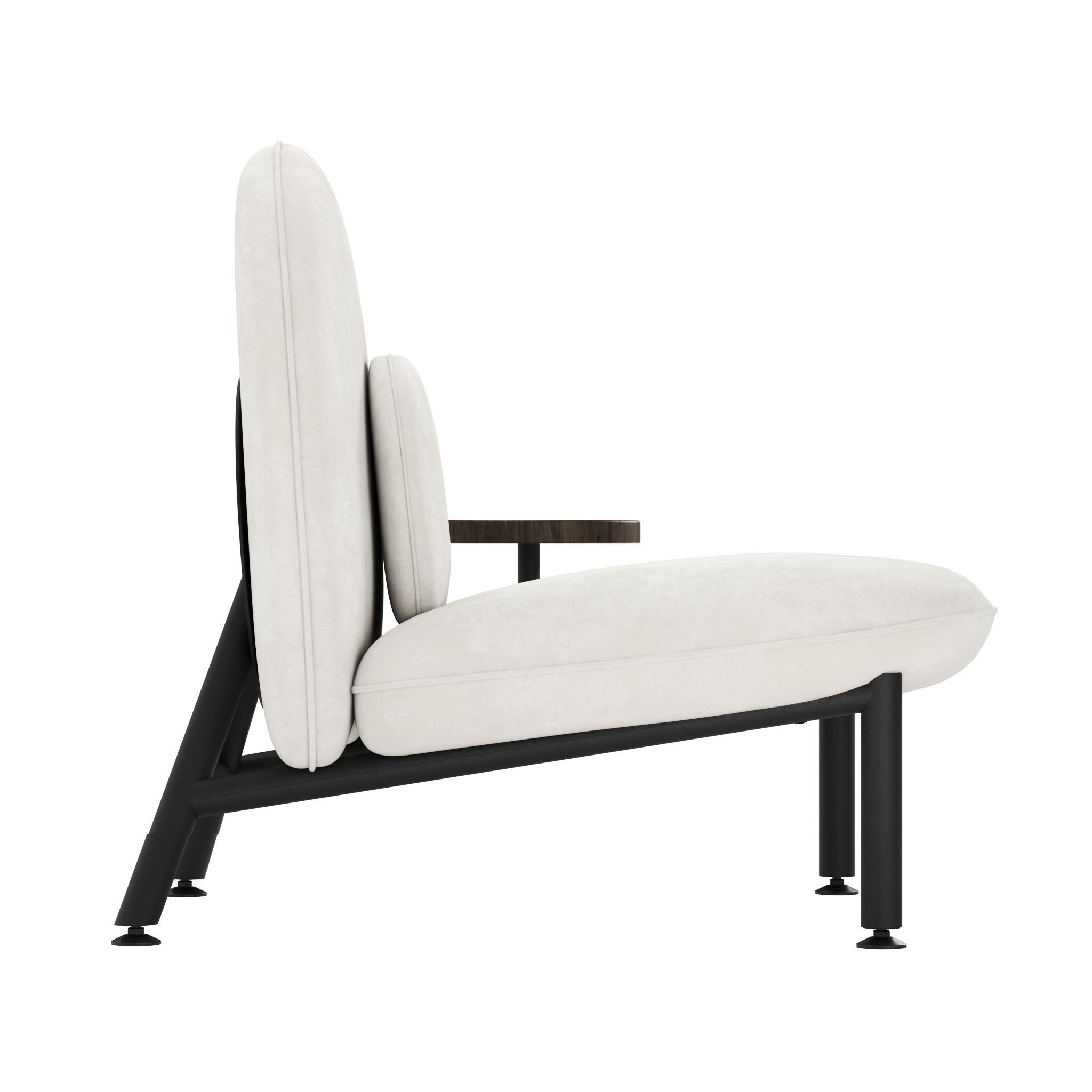 Крісло зі столиком Soft Lounge Belfast 01 75x82x80 см Чорний (22100379) - фото 2 Крісло зі столиком Soft Lounge Belfast 01 75x82x80 см Чорний (22100379) - фото 2