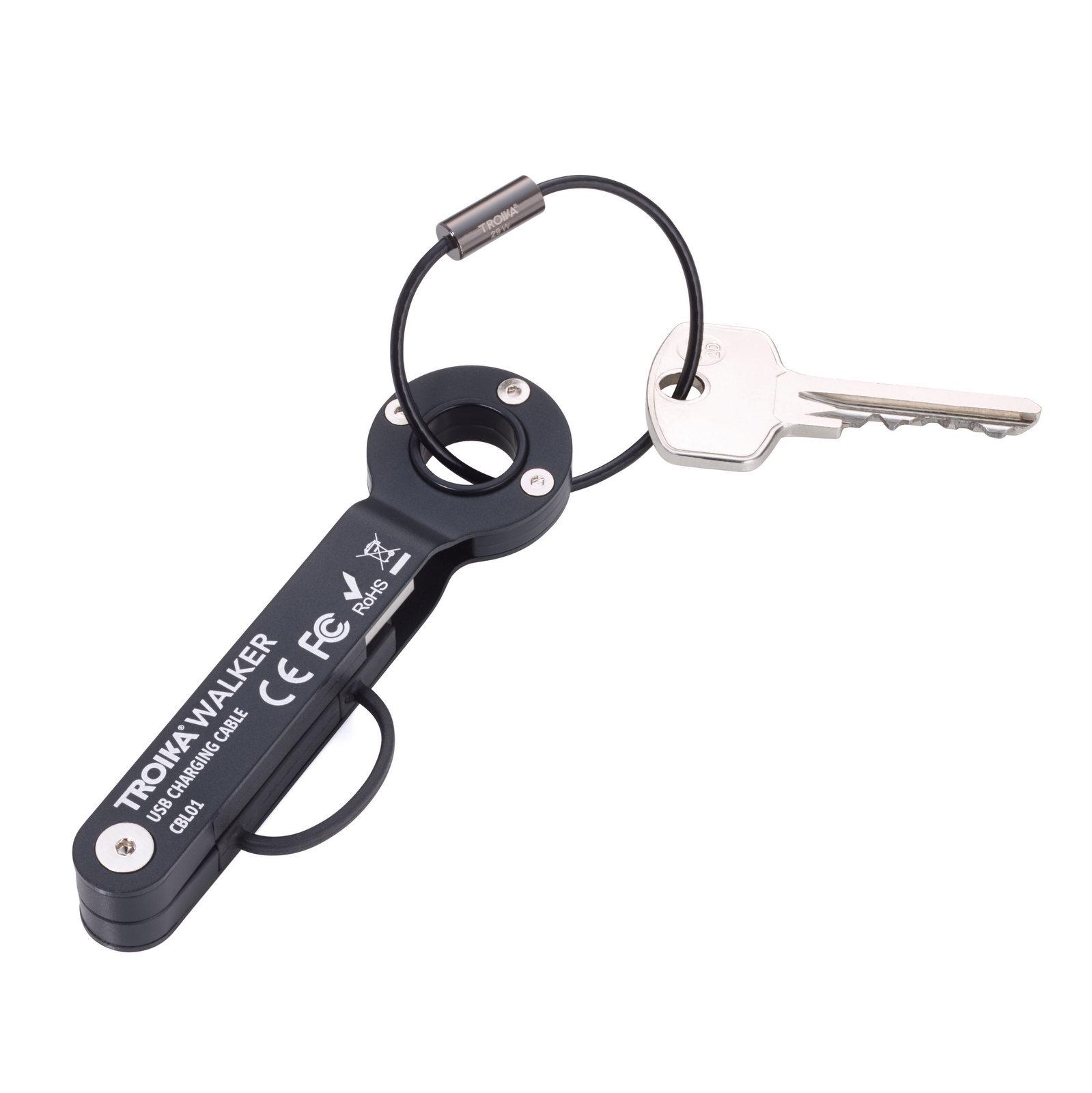 Брелок-адаптер Troika WALKER USB/Micro USB - фото 3